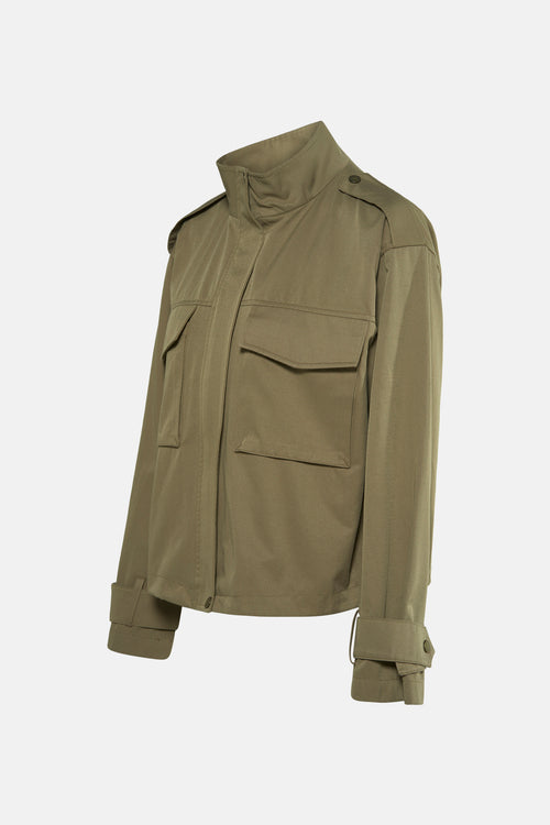 Korte jas groen - MORE & MORE