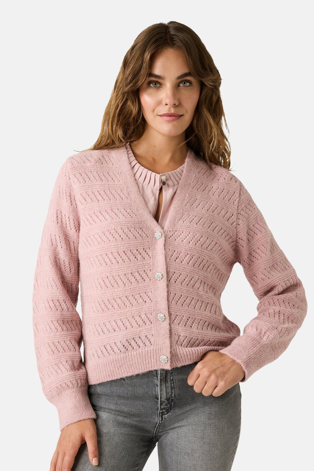 Cardigan - roze
