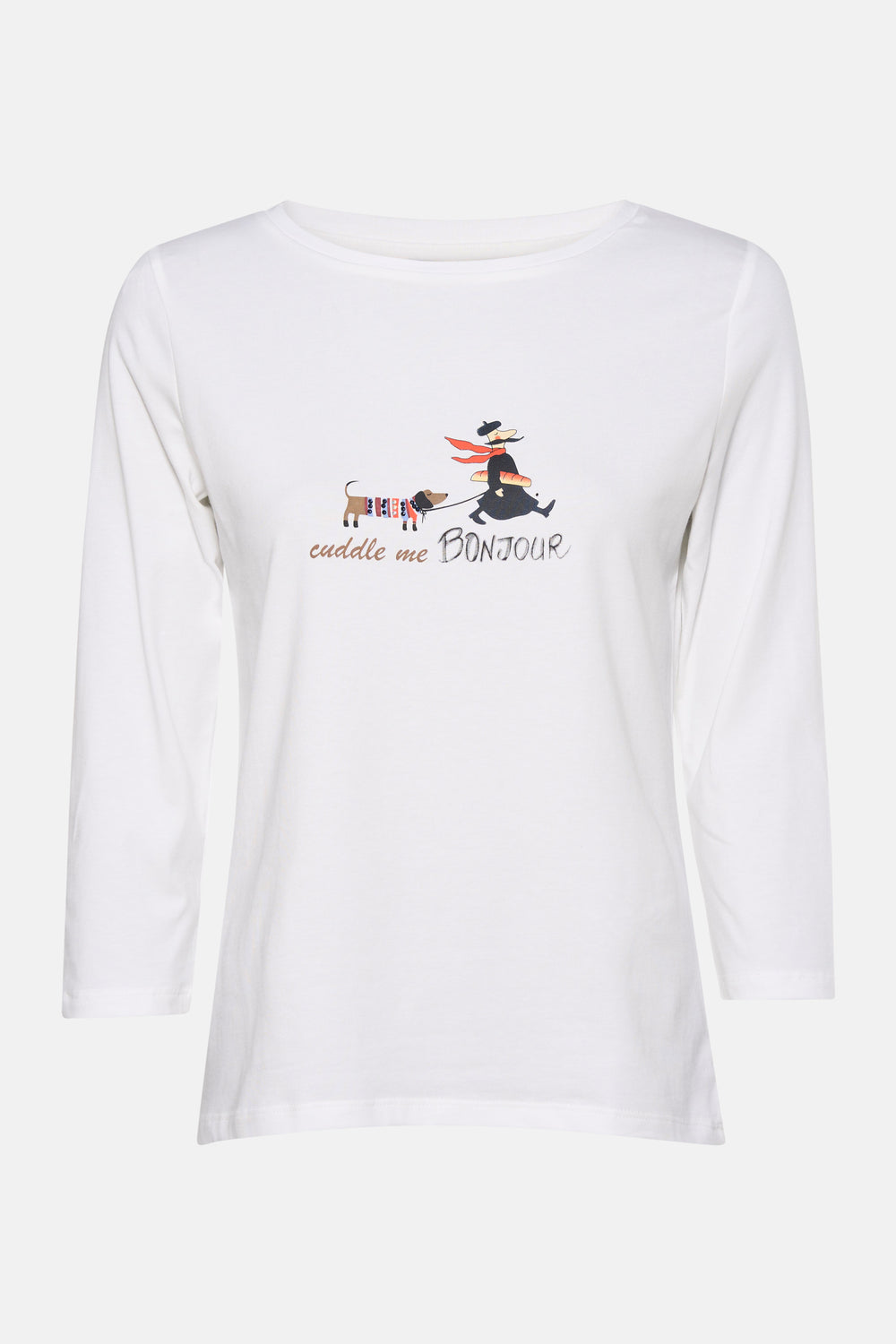 T-shirt met korte mouwen - wit