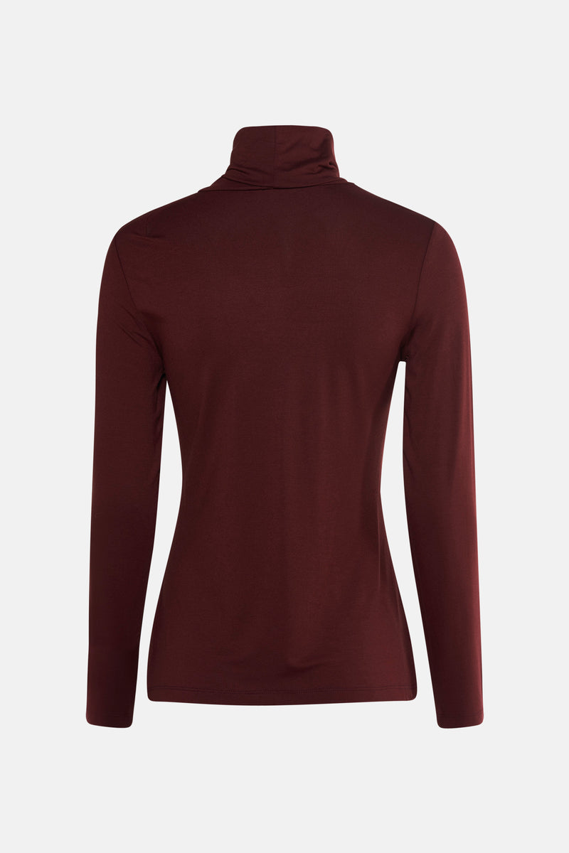 T-shirt met lange mouwen - bruin