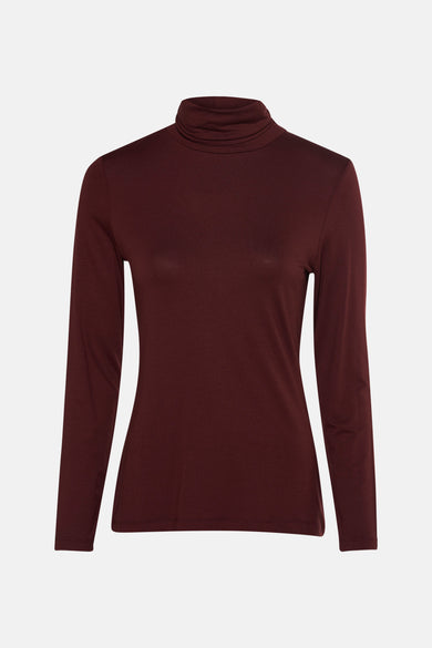 T-shirt met lange mouwen - bruin