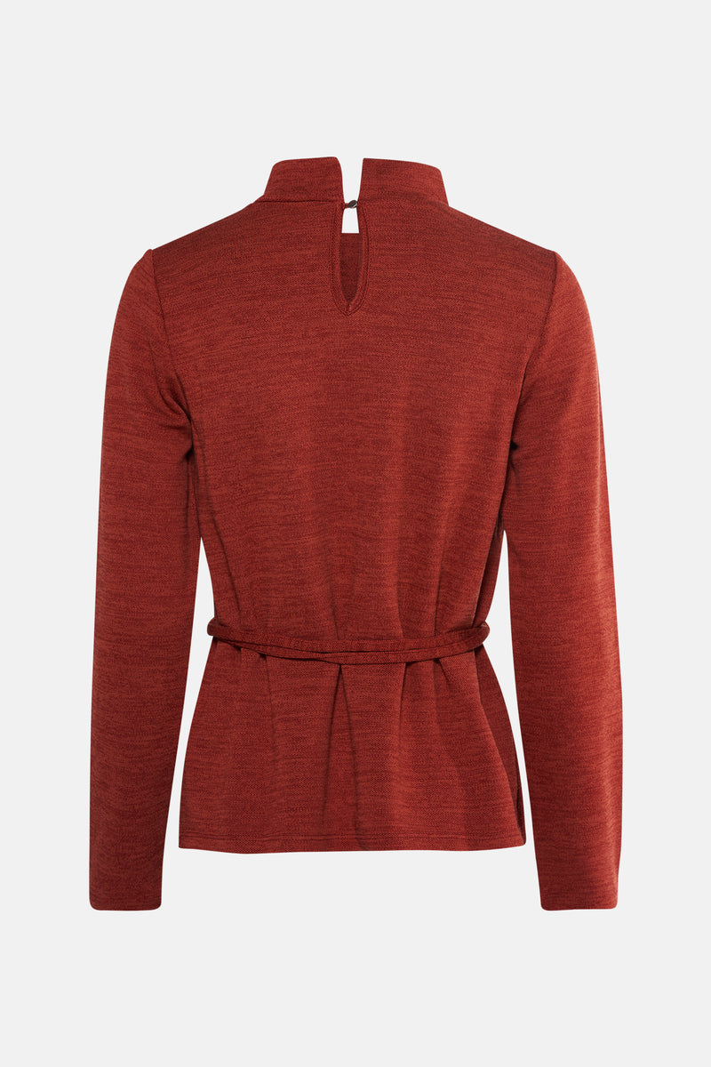 T-shirt à manches longues - brique