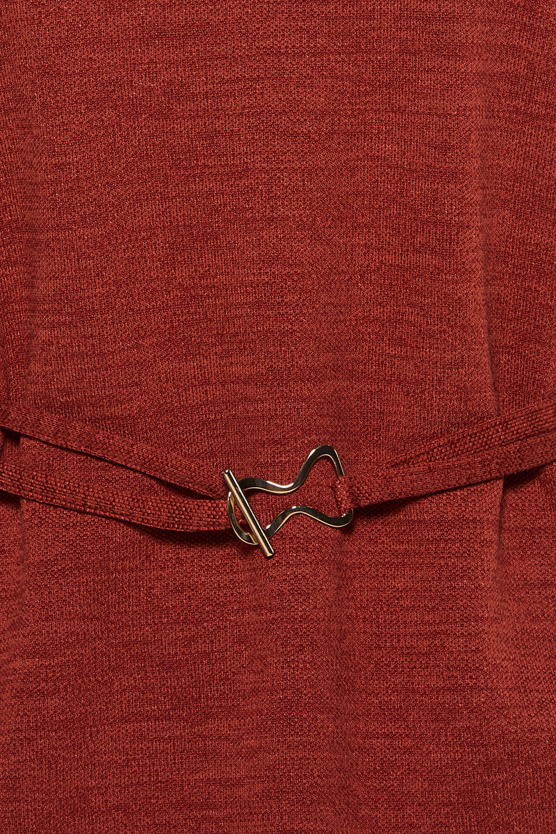 T-shirt à manches longues - brique