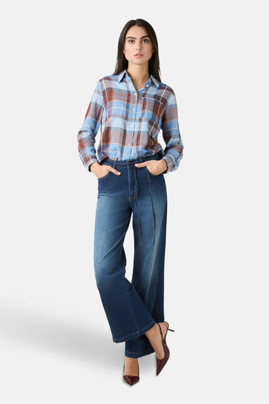 MARLENE - dark blue denim