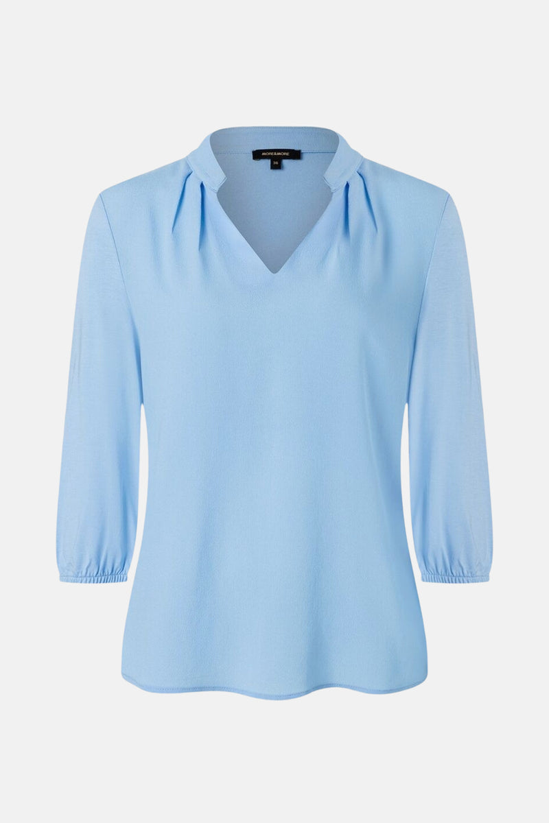 Blouse (lange mouwen) Blauw - MORE & MORE