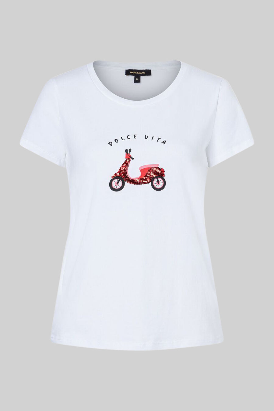 T-shirt (korte mouwen) Wit - More & More