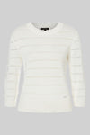 Pull col rond Blanc - MORE & MORE