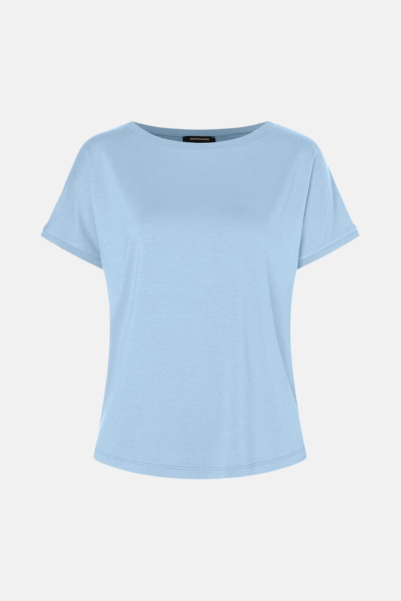 Blouse (korte mouwen) Blauw - MORE & MORE