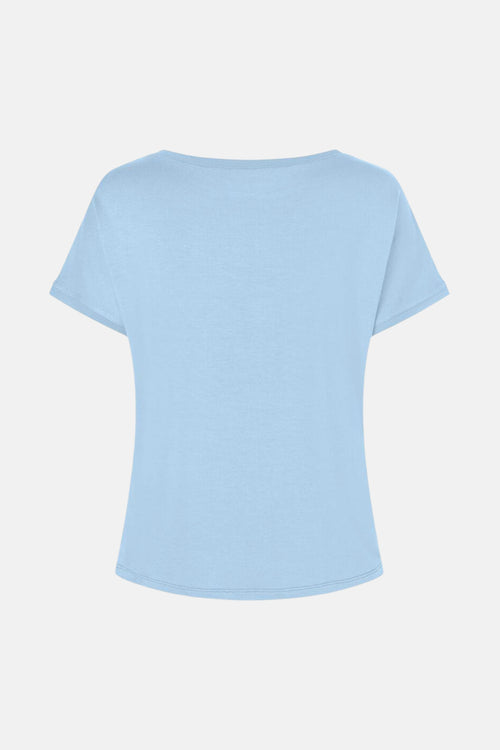 Blouse (korte mouwen) Blauw - MORE & MORE