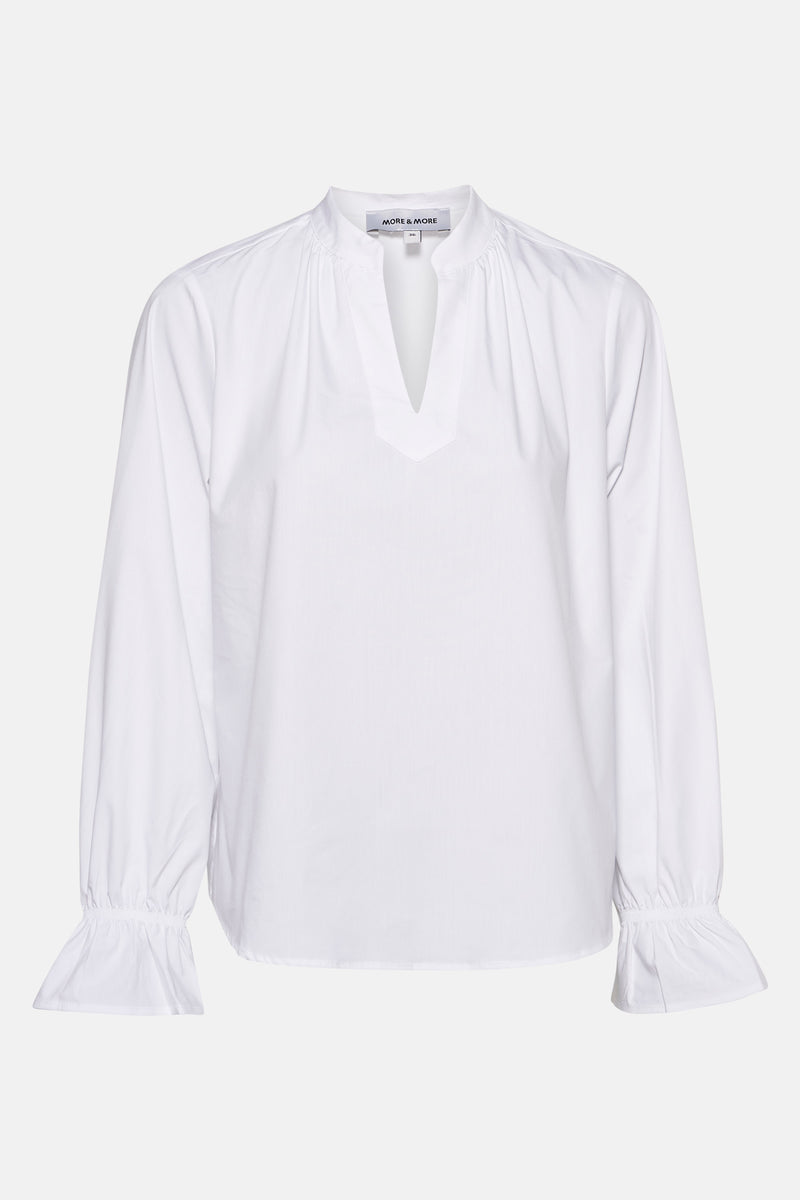 Chemise à manches longues - blanc