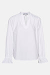 Chemise à manches longues - blanc