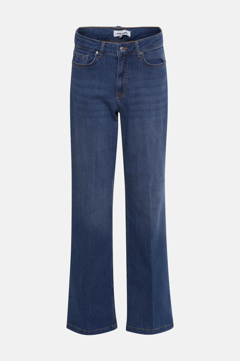 Jeans straight MID BLUE DENIM - More & More