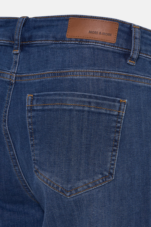 Jeans straight mid blue denim - MORE & MORE