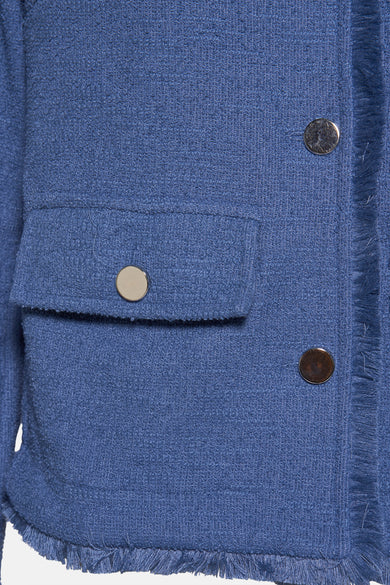 Gilet blauw - MORE & MORE