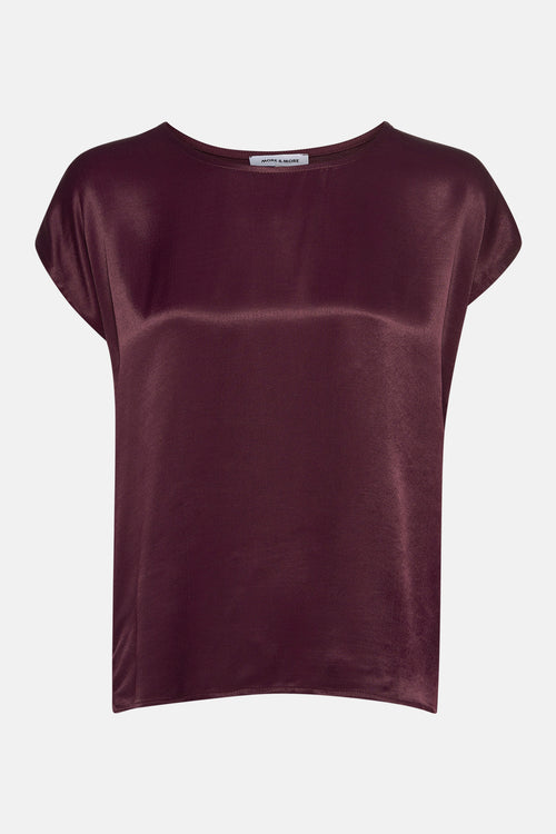 T-shirt met korte mouwen - Bordeaux