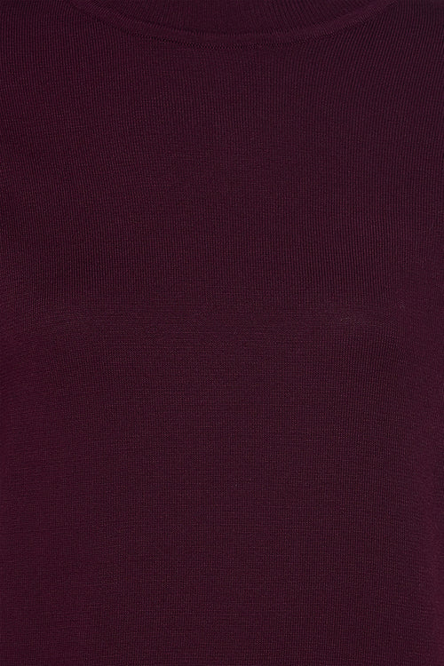 Pull met rolkraag - Bordeaux