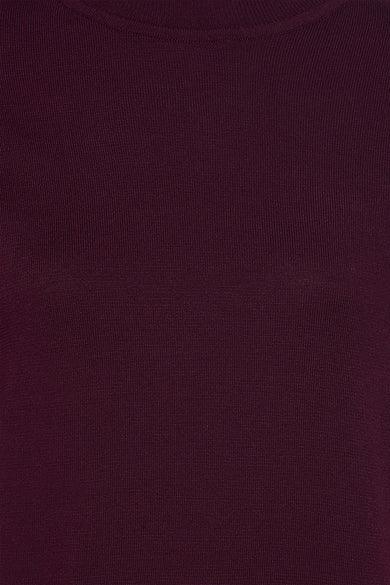 Pull met rolkraag - Bordeaux