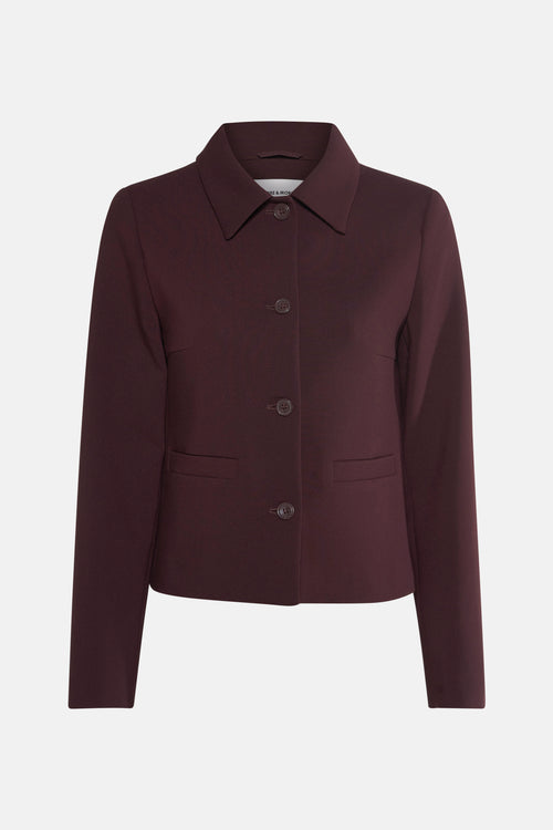Korte jas rood - MORE & MORE