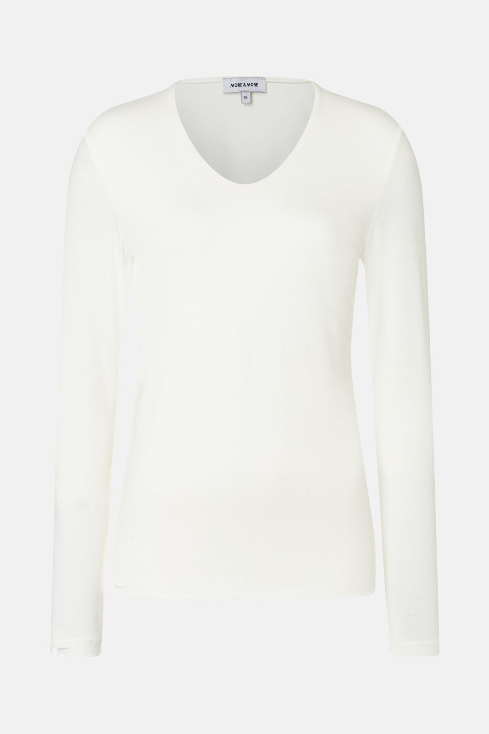 Top (lange mouwen) wit - MORE & MORE