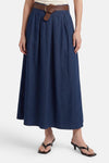 Jupe 3/4 - dark blue denim