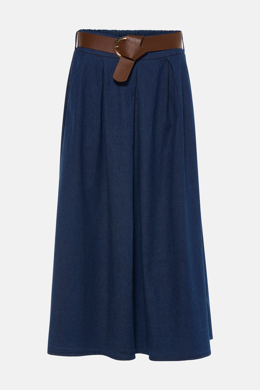 Jupe 3/4 - dark blue denim