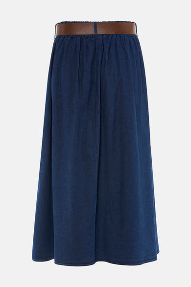 Jupe 3/4 - dark blue denim