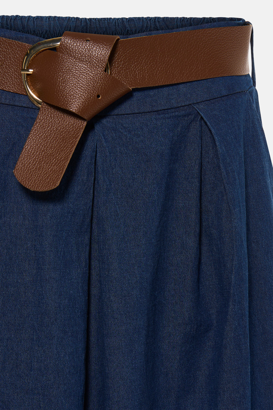 Jupe 3/4 - dark blue denim