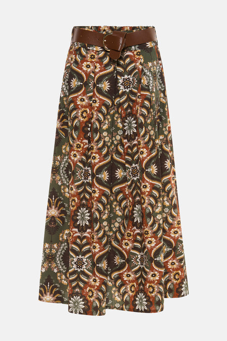 Dames tops rok casual multicolore - Terra di Siena