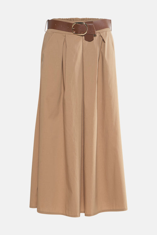 Rok (lang) beige - Terra di Siena
