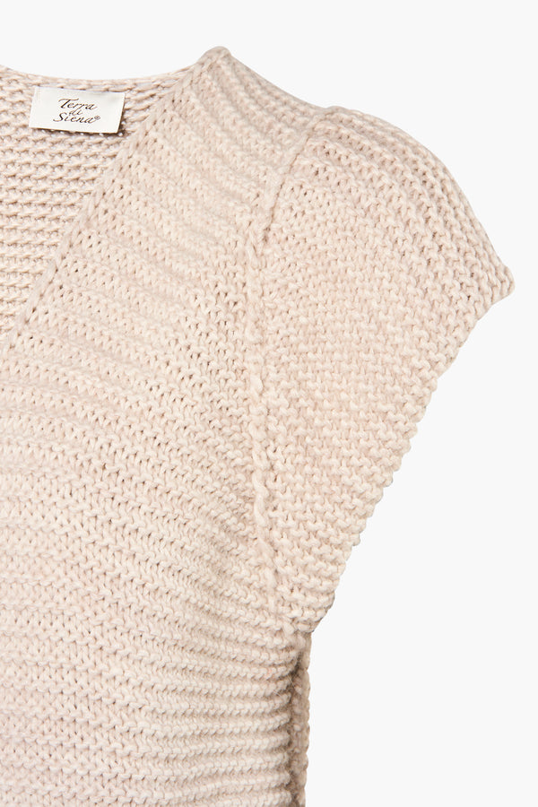 Gilet Beige - Terra di Siena