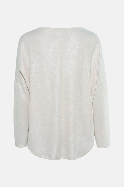 Top (lange mouwen) beige - Terra di Siena