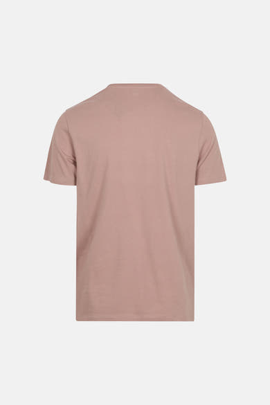 Roze T-shirt met korte mouwen van Levi's®, effen, van achteren gezien.