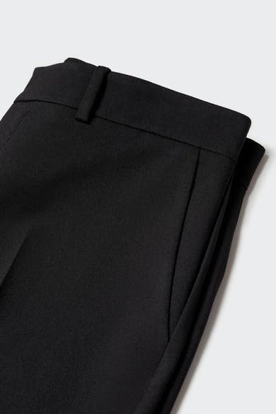 Pantalon color&eacute; - noir