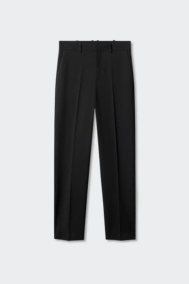 Pantalon color&eacute; - noir