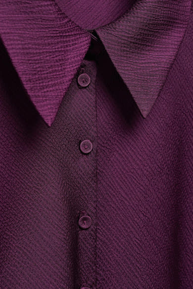 Chemise &agrave; manches longues - mauve