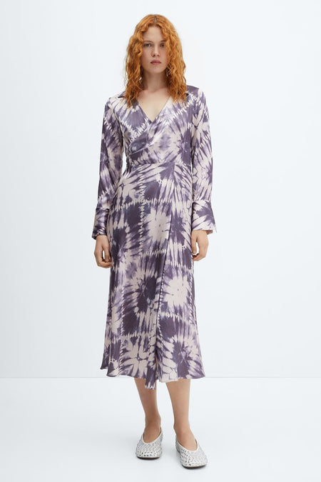 Robe midi - multicolore