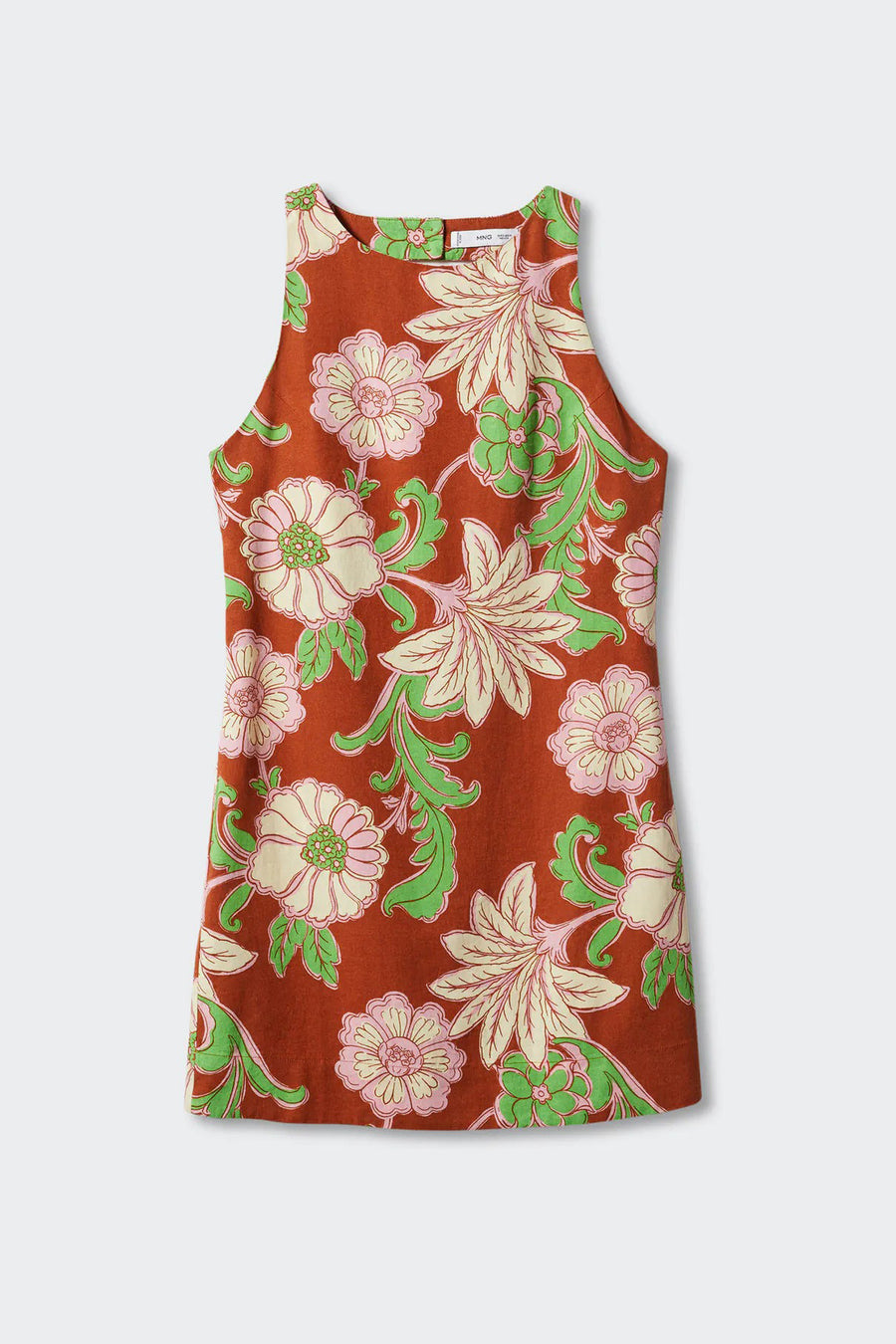 Robe midi - brun