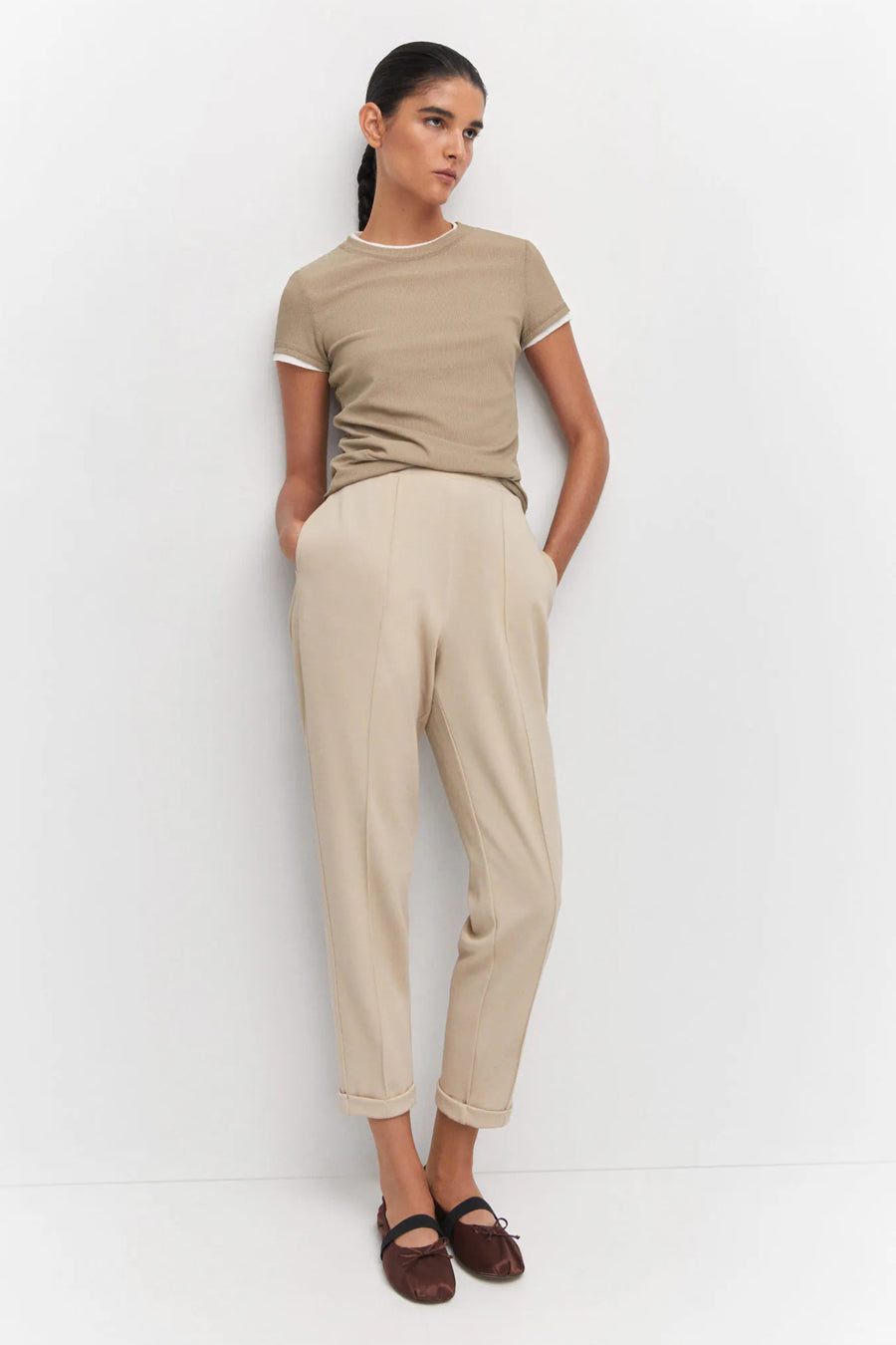 Colorbroek - beige