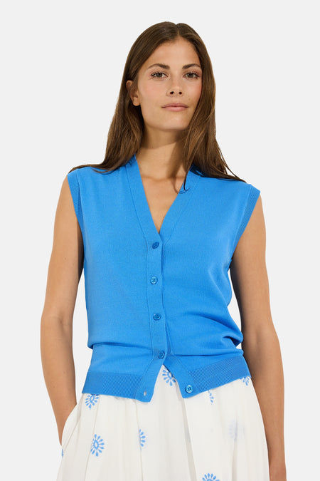 Gilet - blauw