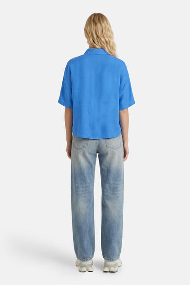 Hemd met korte mouwen - blauw