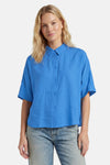 Hemd met korte mouwen - blauw