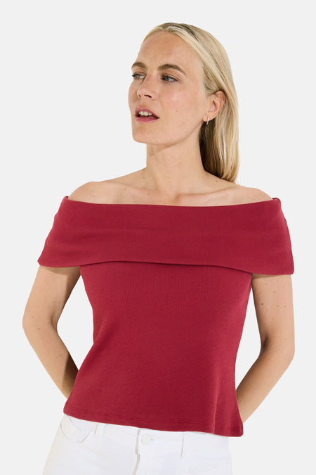 T-shirt à manches courtes - Rouge
