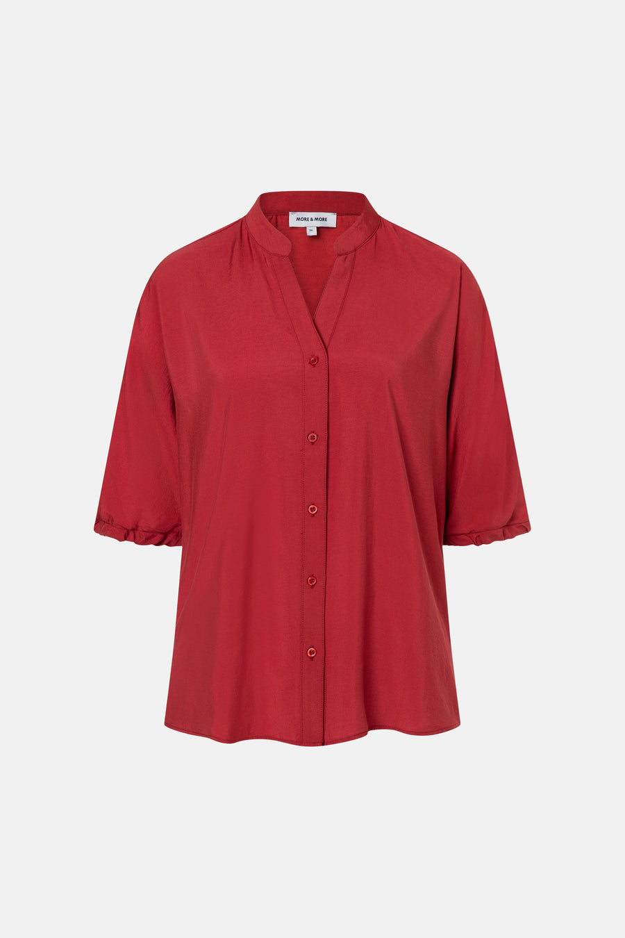 Hemd (korte mouwen) rood - MORE & MORE