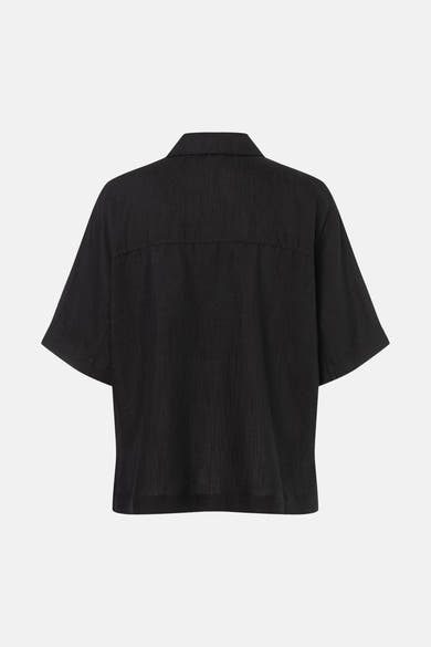 Chemisier (manches courtes) noir - MORE & MORE
