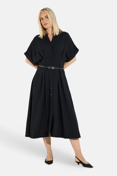 Robe à manches courtes - noir