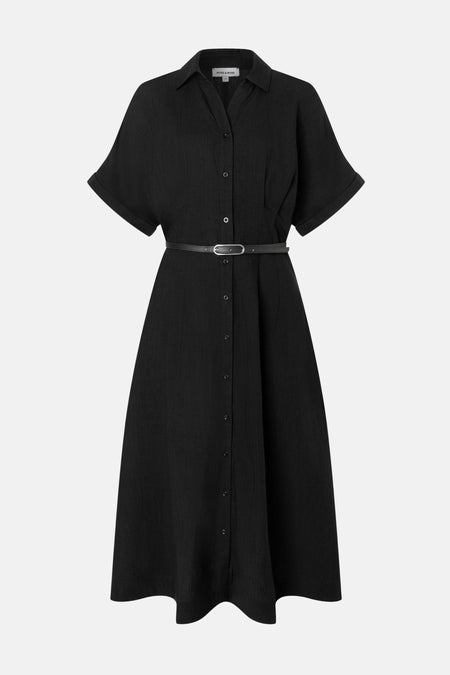 Robe à manches courtes - noir