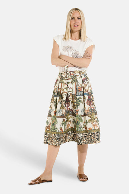 Jupe 3/4 multicolore - MORE & MORE