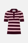 Trui met V-hals multicolor - MORE & MORE