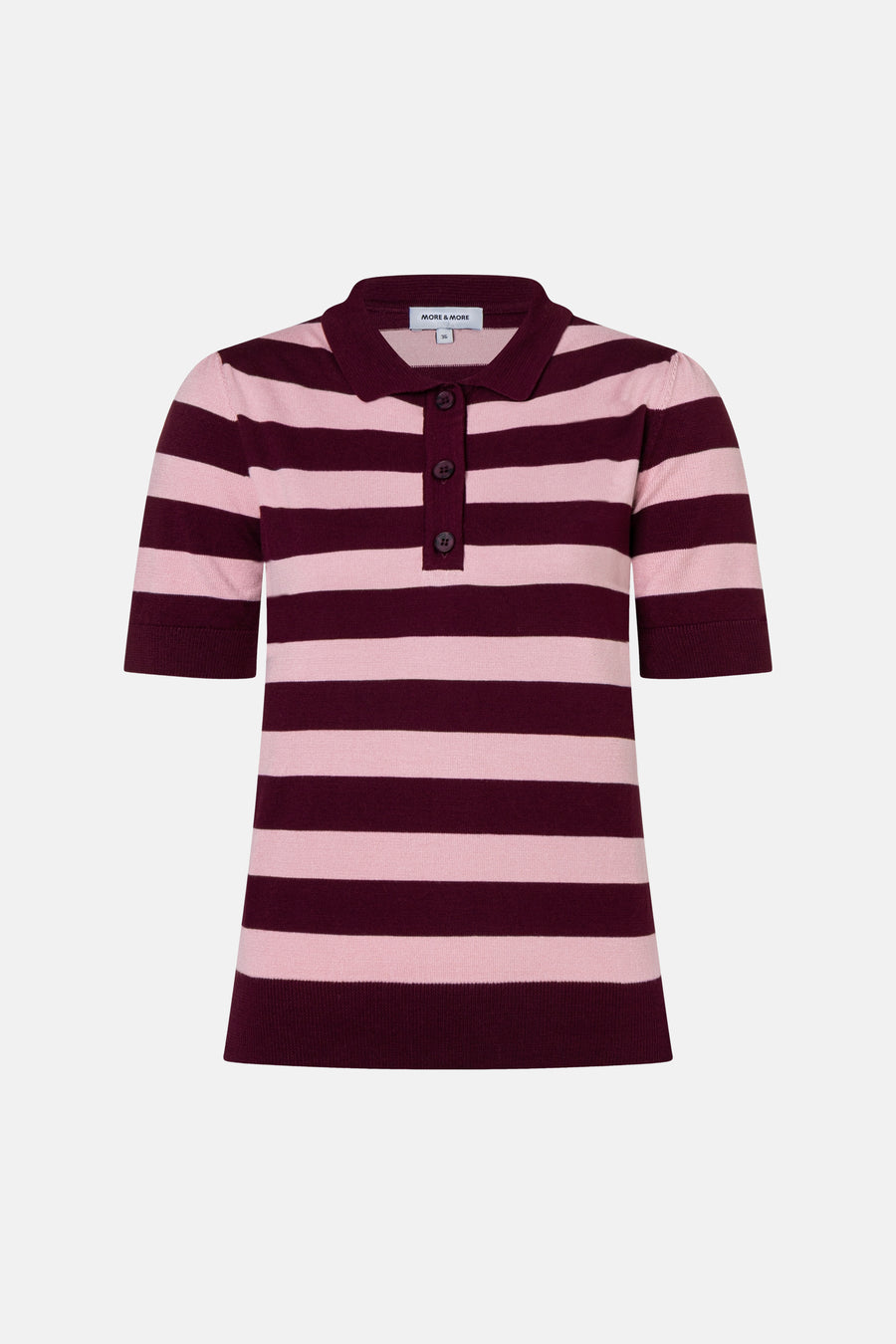 Trui met V-hals multicolor - MORE & MORE