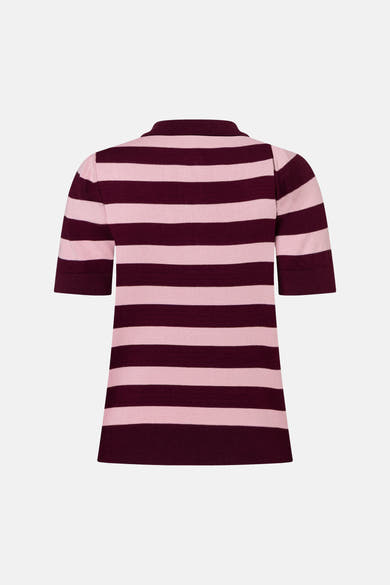 Trui met V-hals multicolor - MORE & MORE
